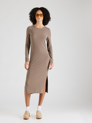 Robe 'PCKYLI' PIECES en marron : devant