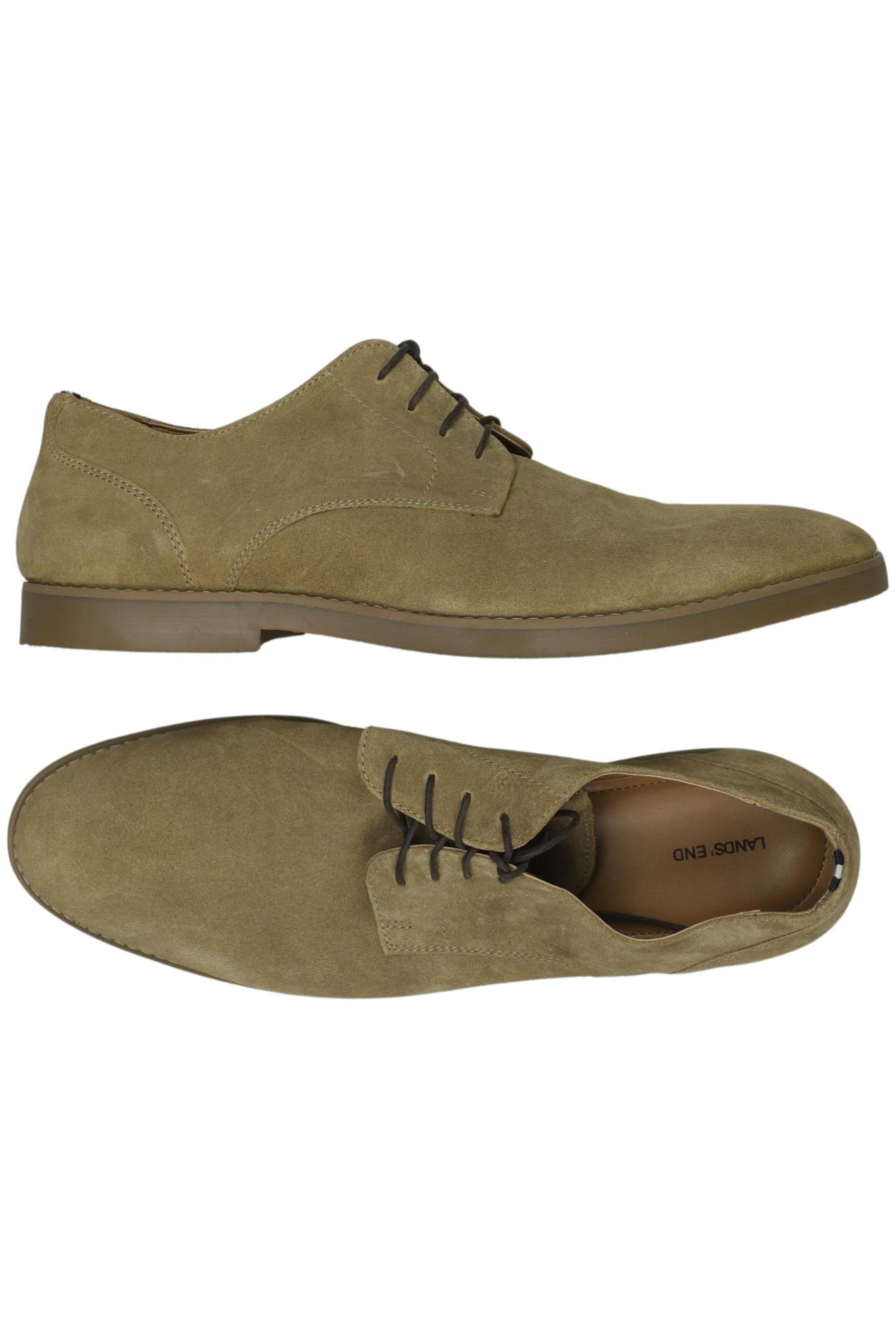 Lands‘ End Halbschuh 47 in Beige: Vorderseite