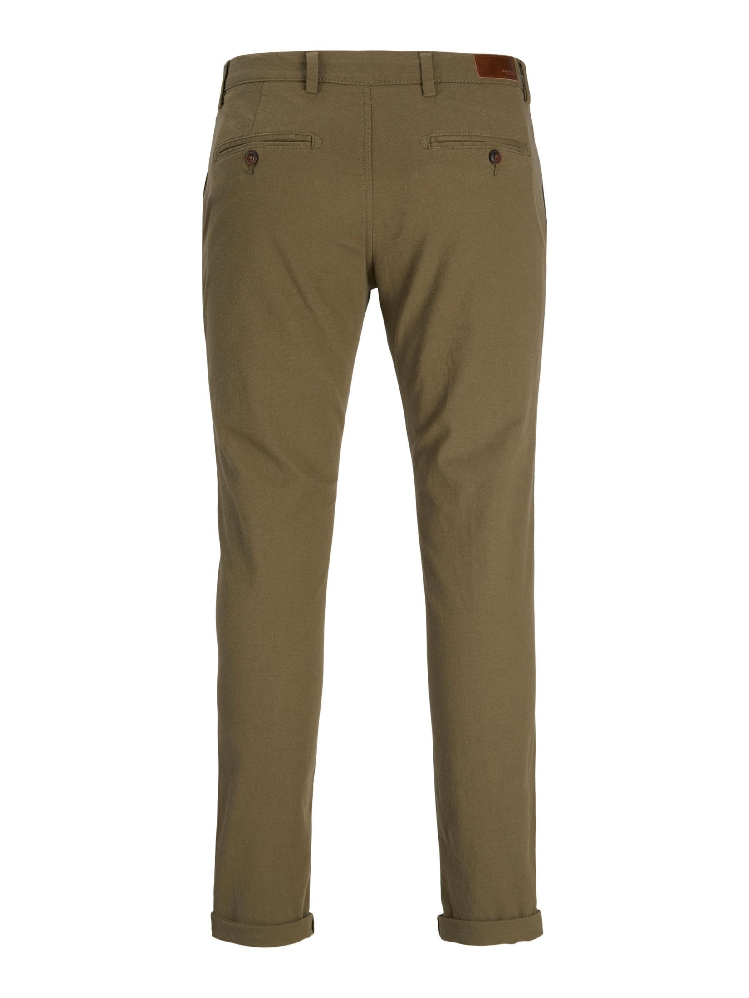 JACK & JONES Слим Брюки-чинос 'JPSTMarco JJFury' в Зеленый