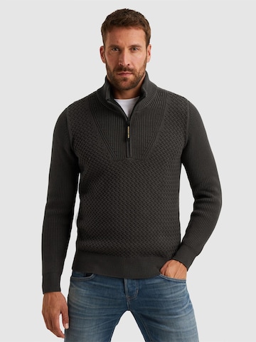 PME Legend - Jersey 'Pullover with half zipper' en gris: frente
