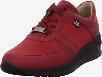 Finn Comfort Lace-Up Shoes in Red: front