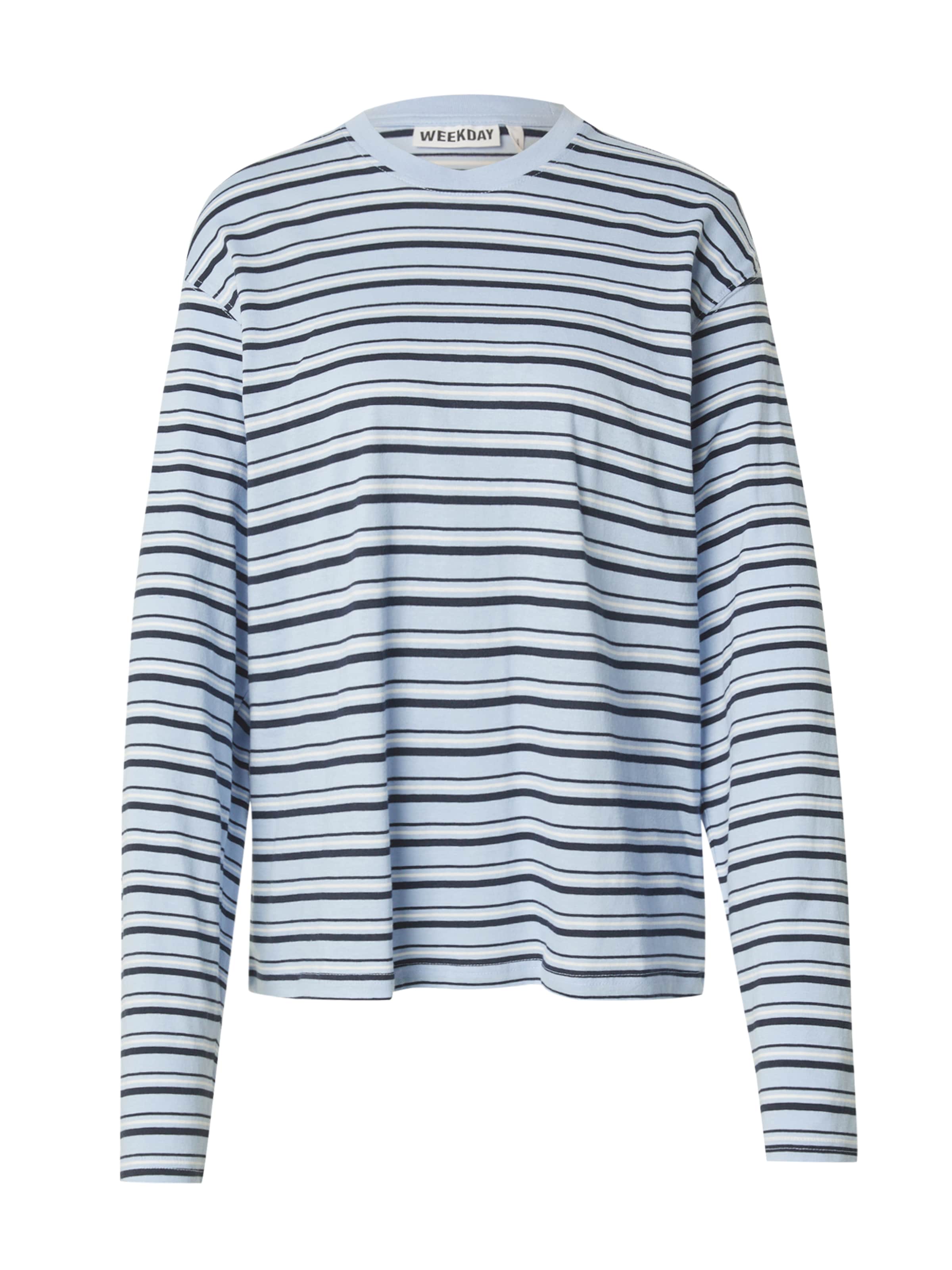 WEEKDAY Tričko 'Danya' - Modrá: predná strana