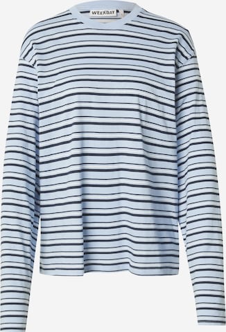 WEEKDAY Shirt 'Danya' in Blauw: voorkant