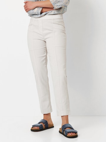 TONI Slimfit Hose in Beige: Vorderseite