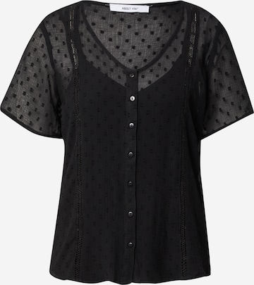 ABOUT YOU Bluse 'Larina' i svart: forside