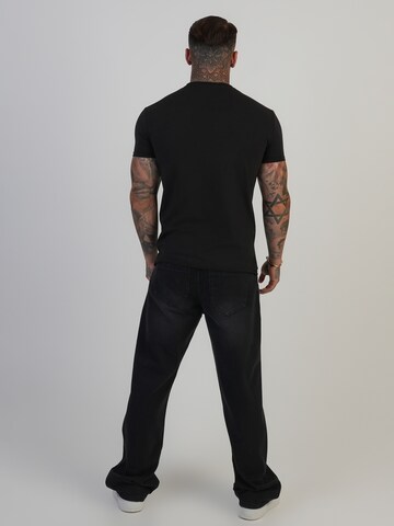 Maglietta di SikSilk in nero