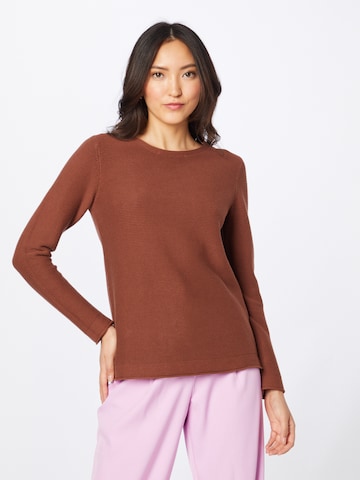 TOM TAILOR Sweater in Brown: front