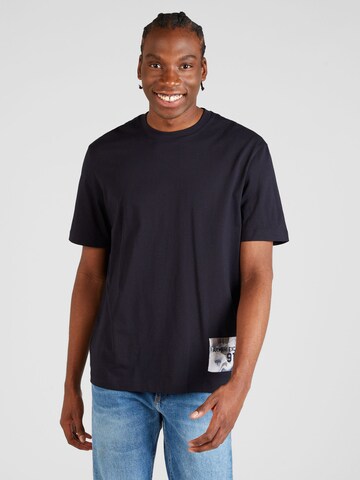 T-Shirt ARMANI EXCHANGE en bleu : devant