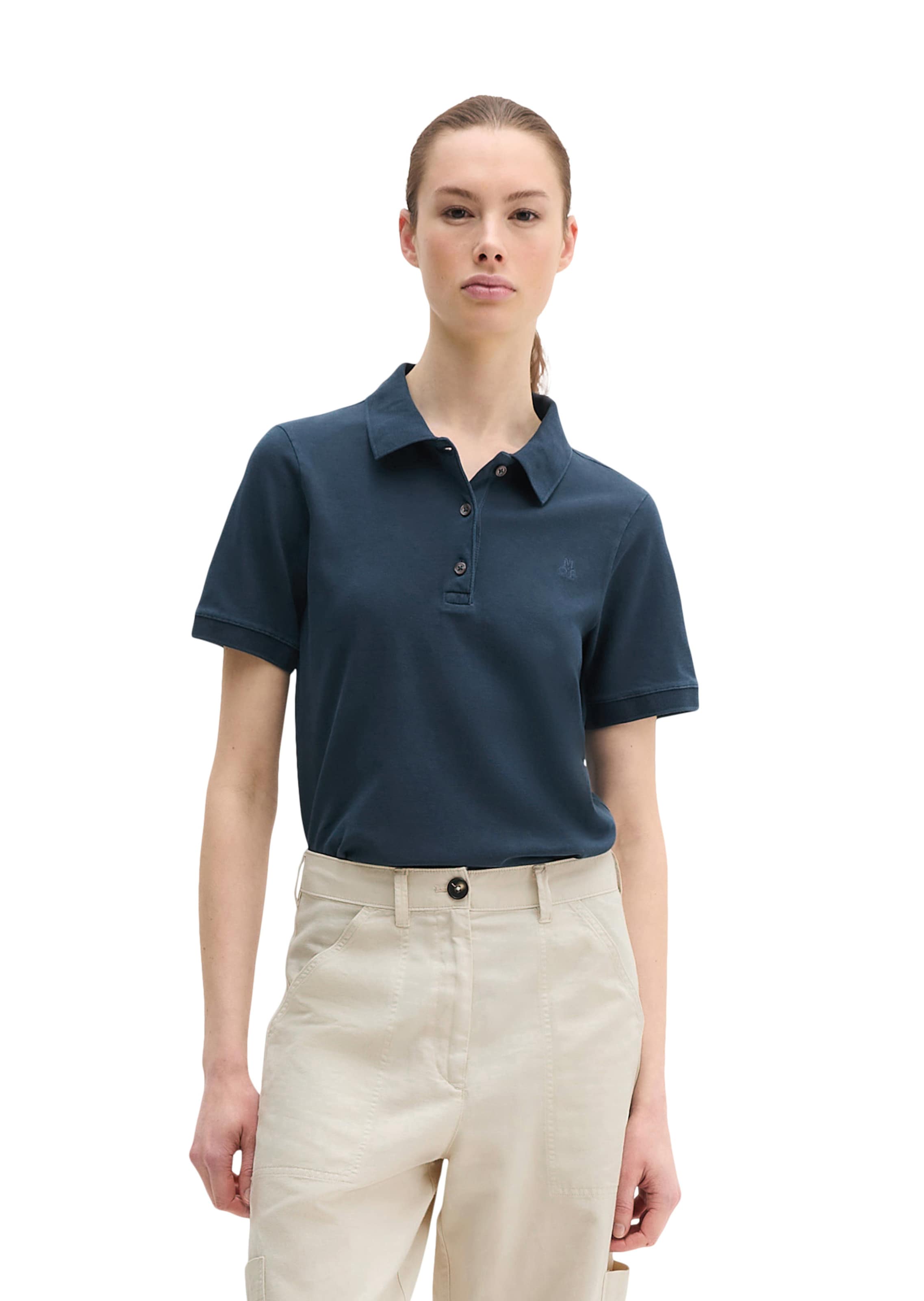 Marc O'Polo Shirt in Blauw: voorkant