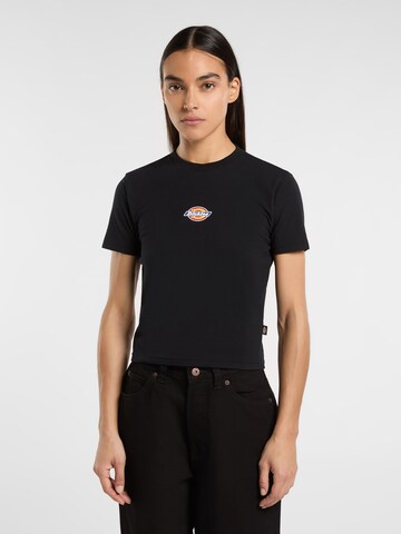 melns DICKIES T-Krekls 'MAPLE VALLEY': no priekšpuses
