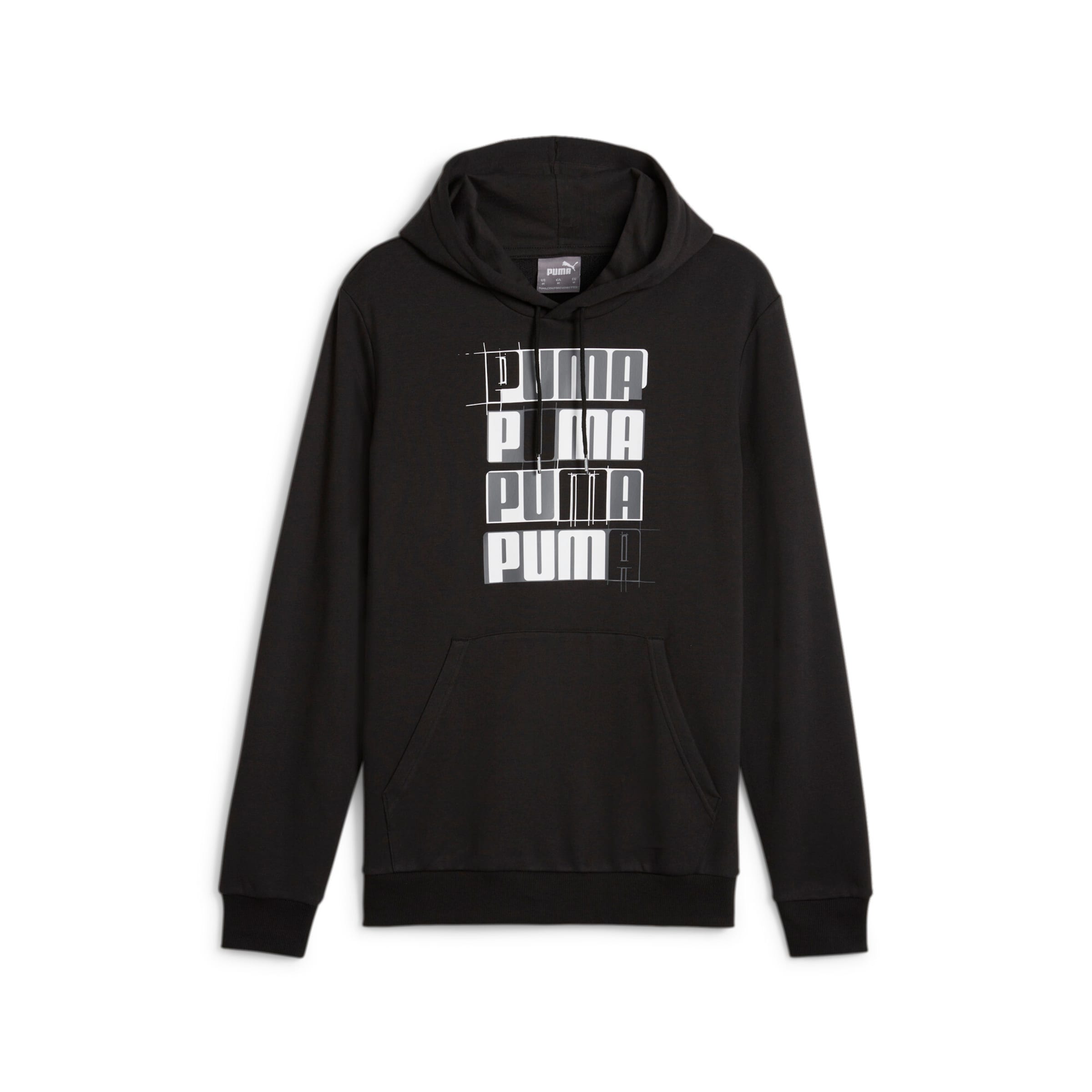 PUMA Sweatshirt in Black: front
