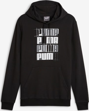 PUMA Sweatshirt in Black: front