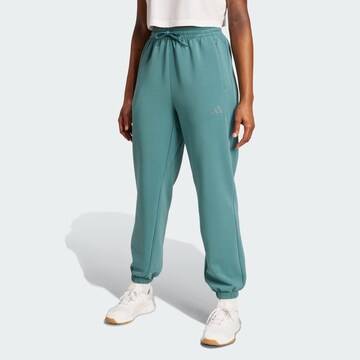 ADIDAS PERFORMANCE Конический (Tapered) Спортивные штаны 'Designed For Training' в Зеленый: спереди