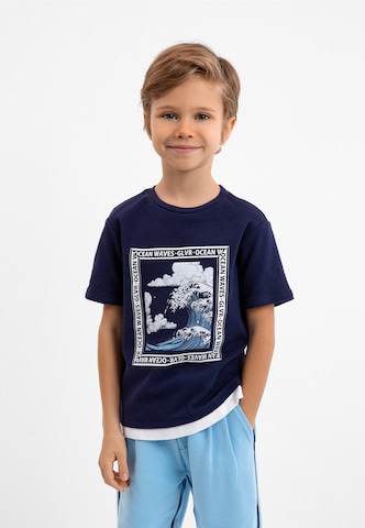 Gulliver Kurzarmshirt in Blau: predná strana