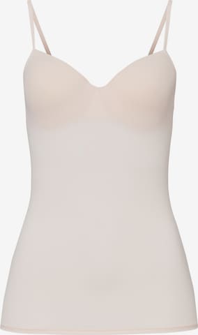 Hanro T-shirt Bra ' Allure ' in Pink: front