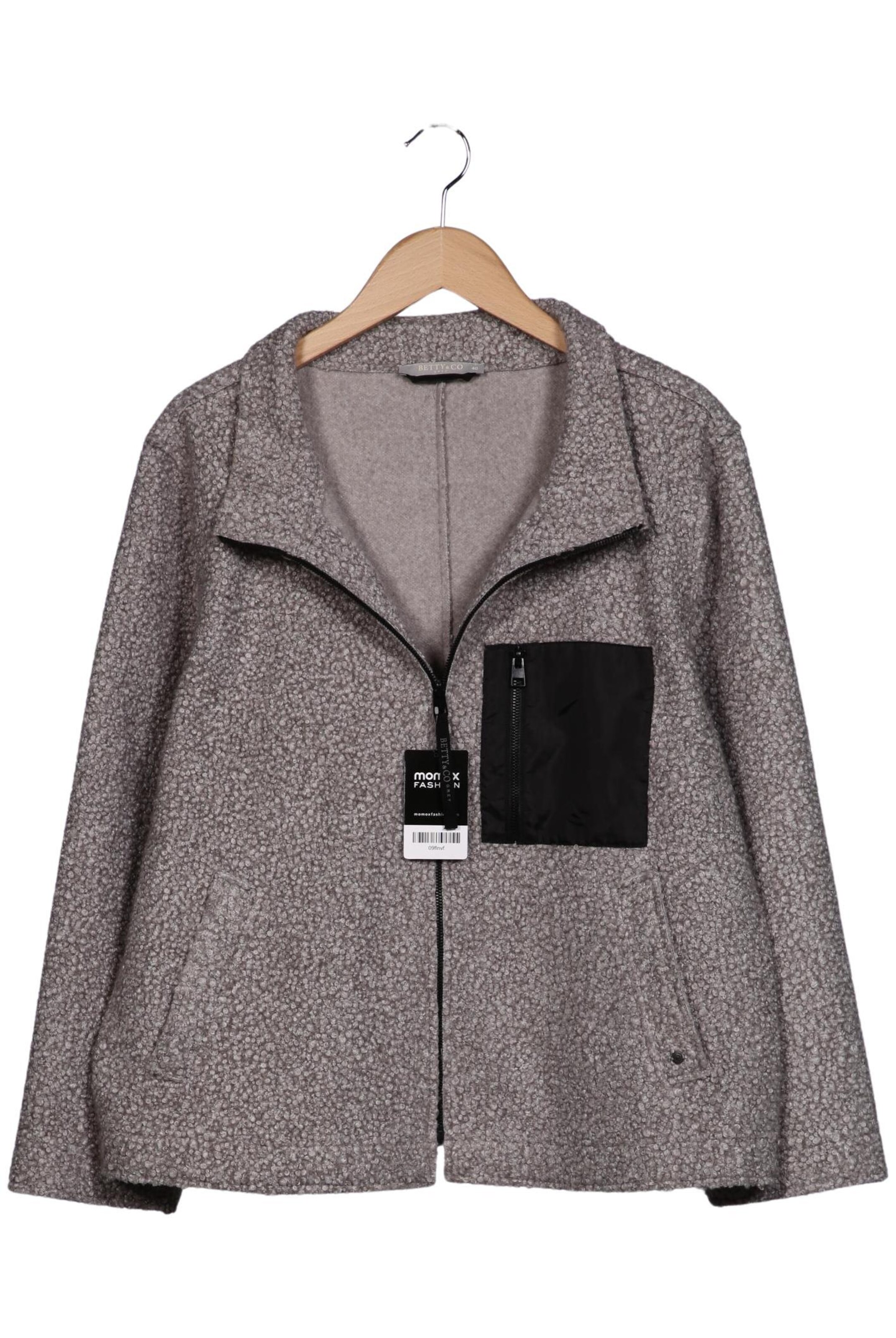 Betty & Co Jacke L in Grau: Vorderseite
