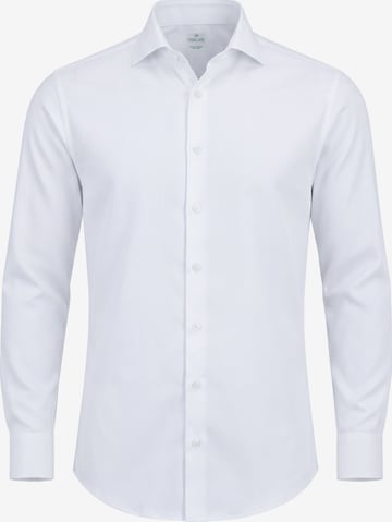 Camicia business 'Twill' di Vercate in bianco: frontale