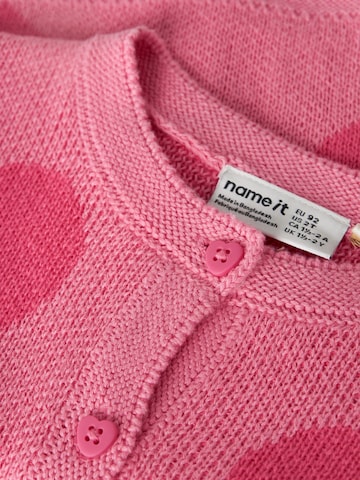 NAME IT Gebreid vest in Roze