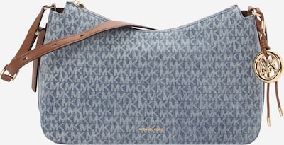 Rankinė su ilgu dirželiu iš MICHAEL Michael Kors, spalva – melsvai pilka / balta, Prekių apžvalga