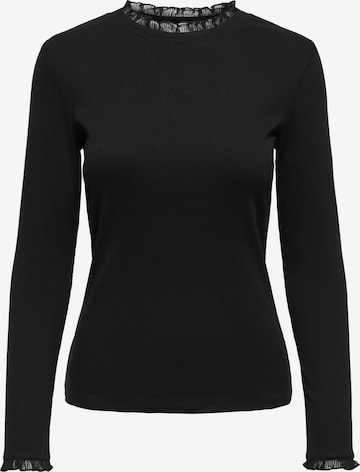 ONLY - Camiseta 'Leslie' en negro: frente
