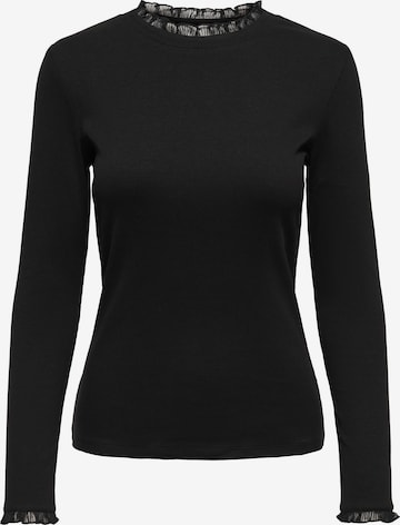 ONLY Shirt 'Leslie' in Schwarz: predná strana