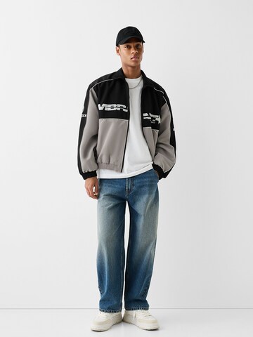 Bershka Between-Season Jacket in Grey