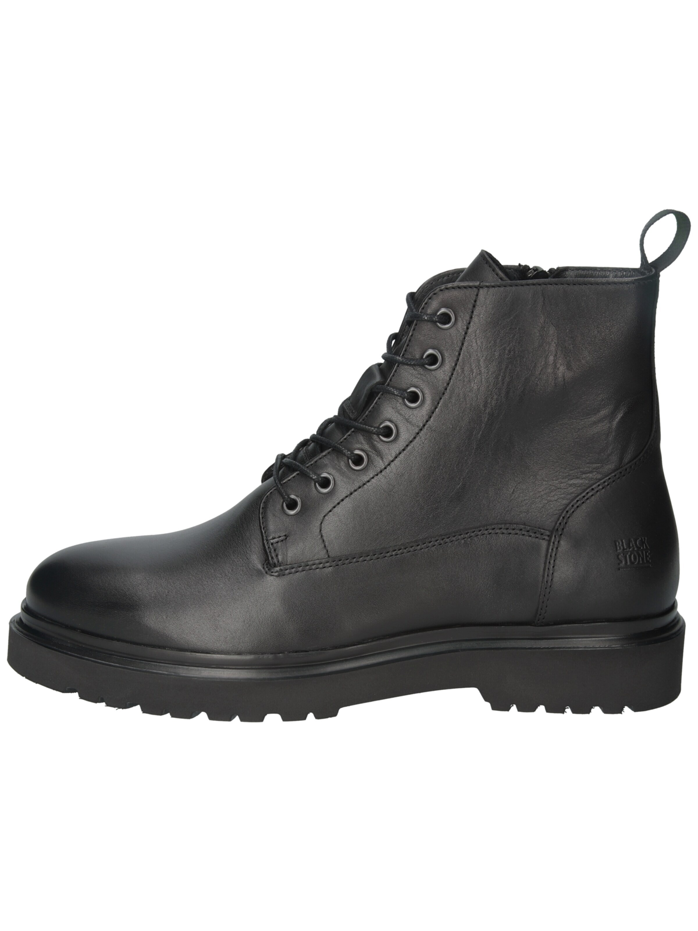 BLACKSTONE Lace-up boots 'BRODY' in Black: front