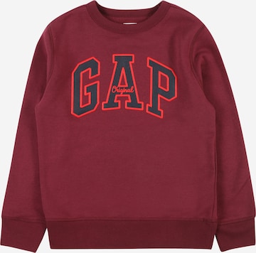 GAP Sweatshirt 'HERITAGE' in Red: front