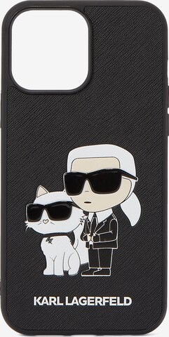 Karl Lagerfeld Smarttelefonetui 'Ikonik 2.0  iPhone 13 Pro Max' i svart: forside