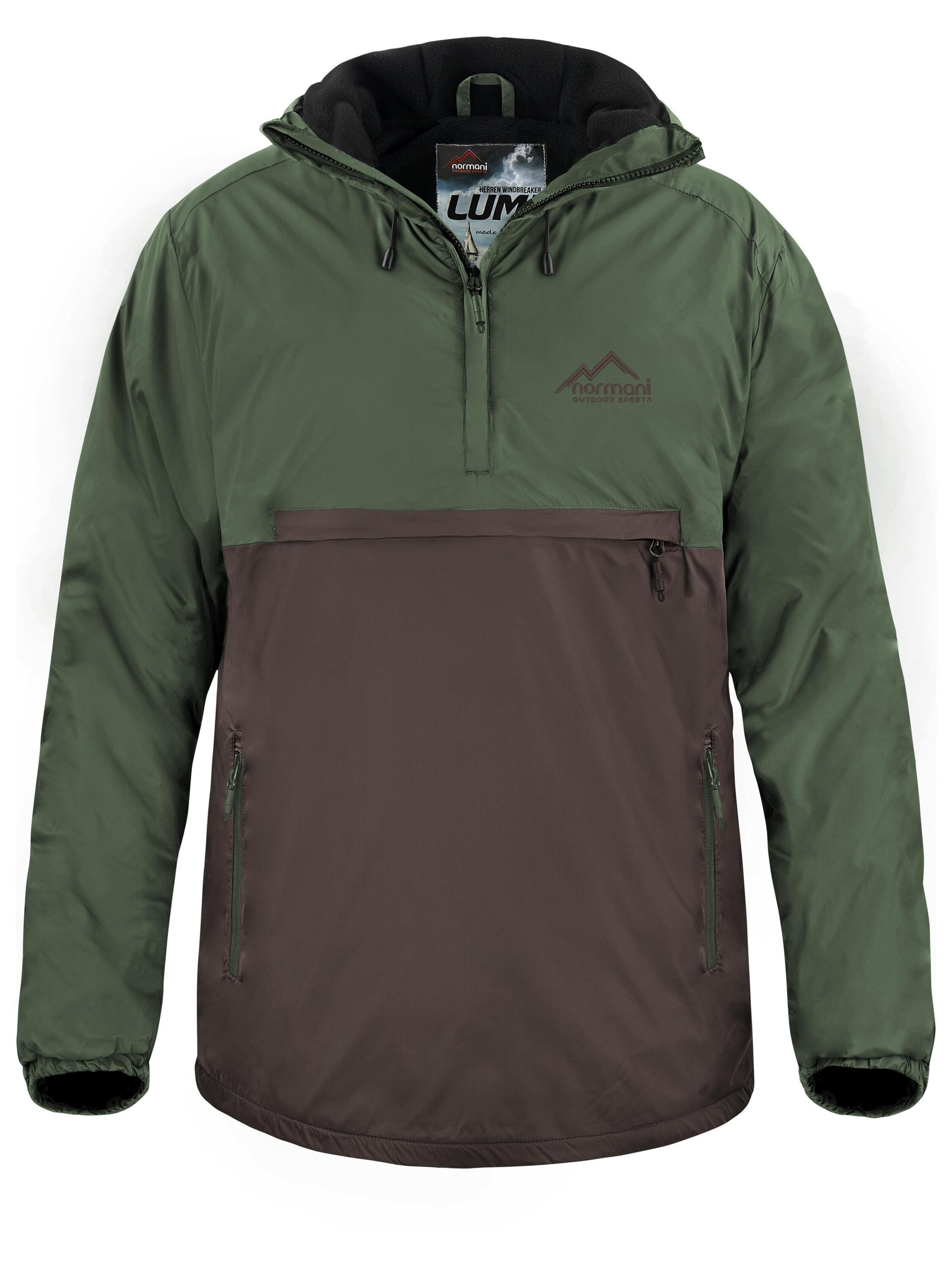 normani Funktionsjacke 'Lumi' in Braun: Vorderseite