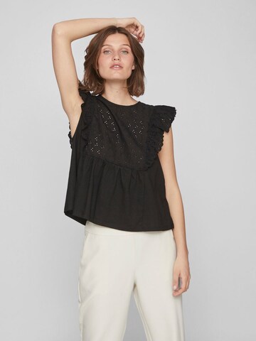 VILA Blouse in Zwart: voorkant