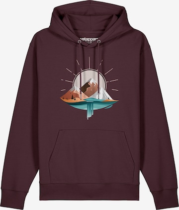 Felpa di Watapparel in rosso: frontale