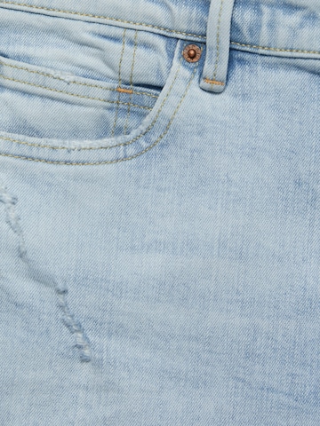 Pull&Bear Tapered Jeans i blå