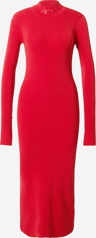 PATRIZIA PEPE - Vestido em vermelho: frente