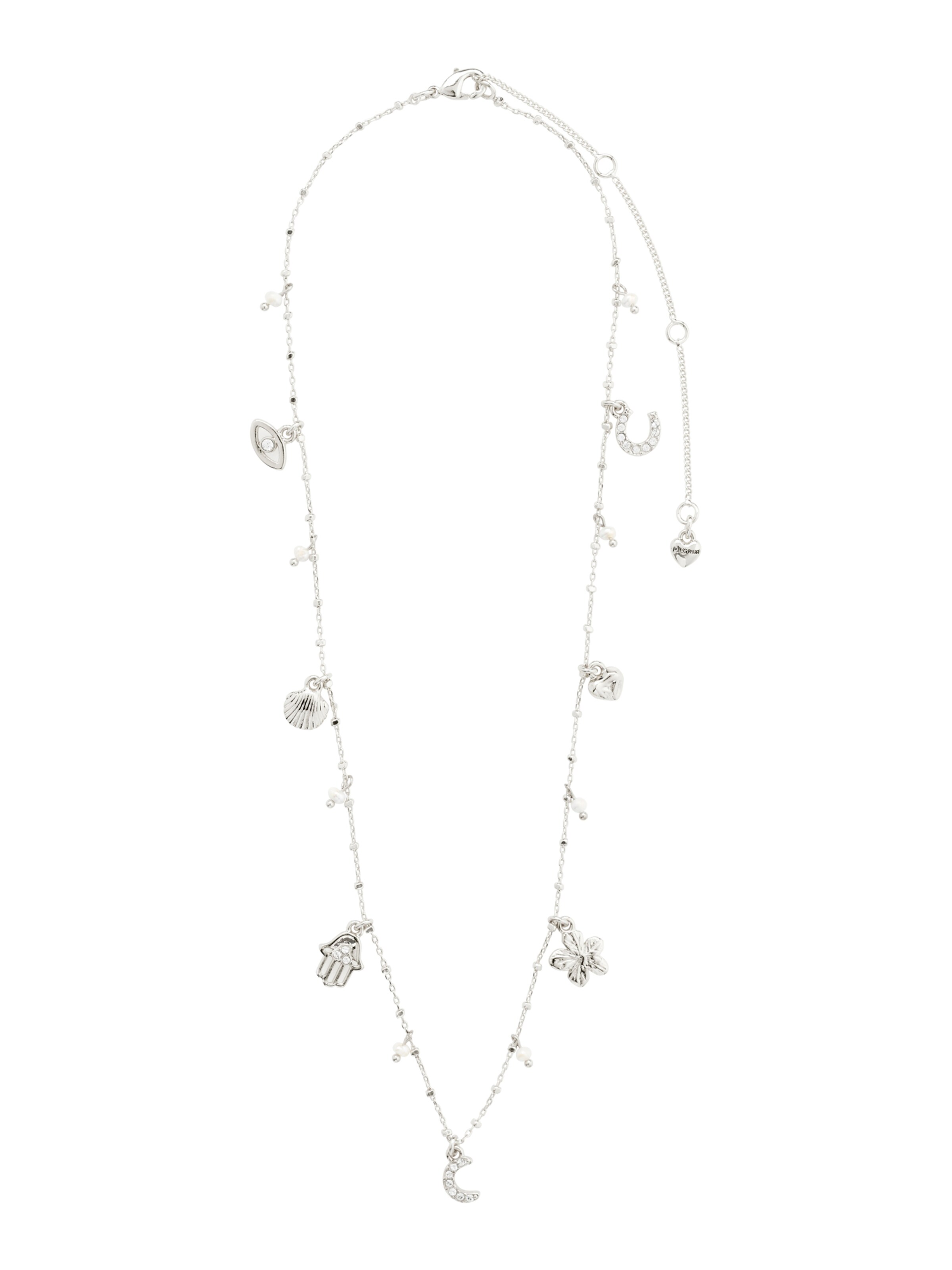 Pilgrim Ketting 'Prucence' in Zilver: voorkant