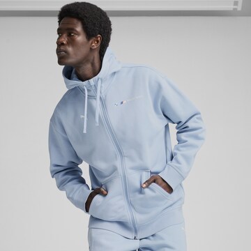 PUMA Sweat jacket 'BMW Motorsport Essentials+' in Blue