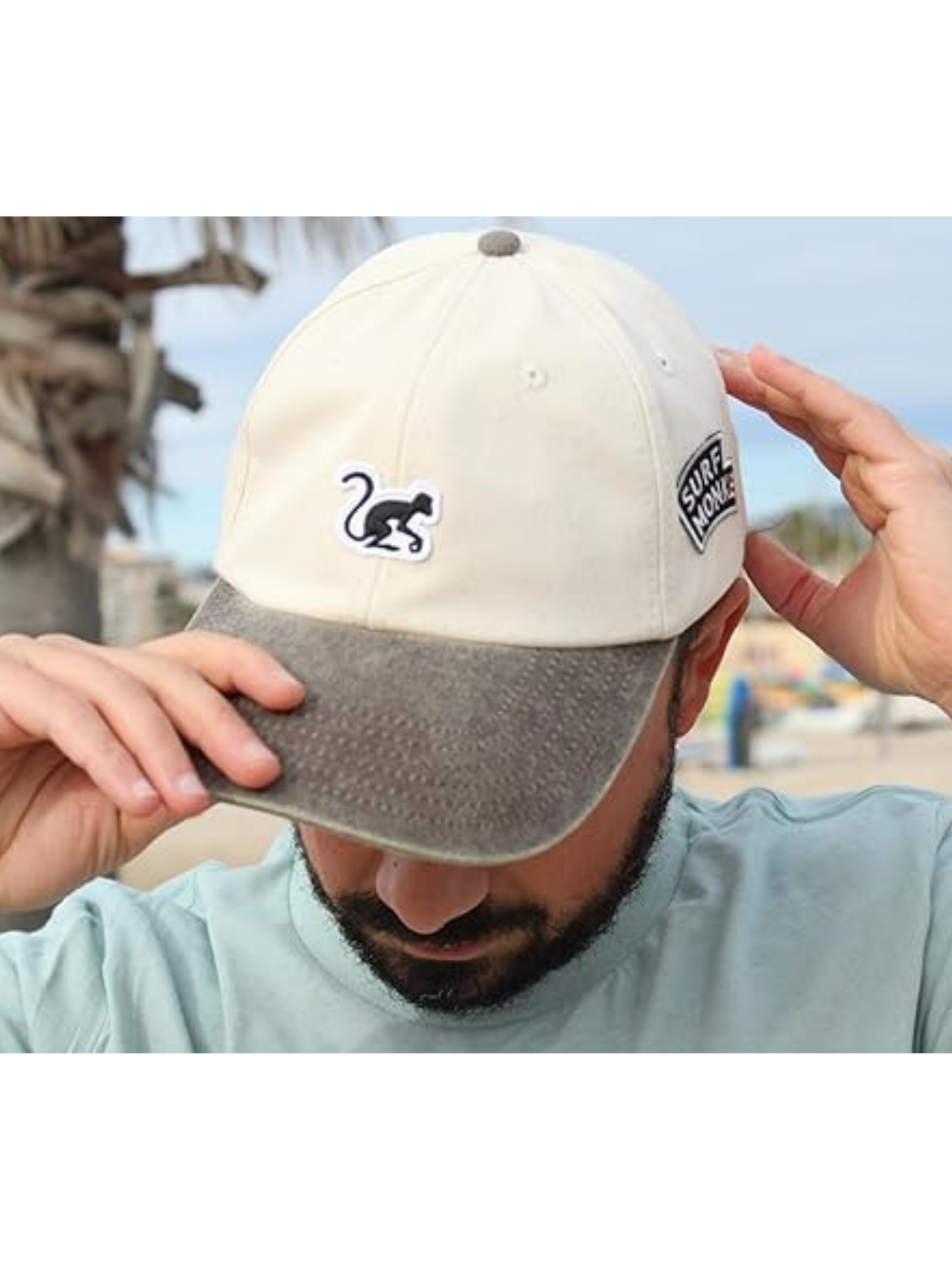 Surf Monkey Sports cap in Brown