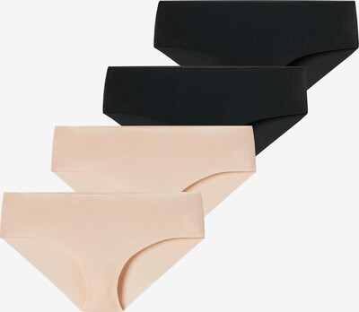 SCHIESSER Panty ' Invisible Light ' in XS in nude / sand / schwarz, Produktansicht