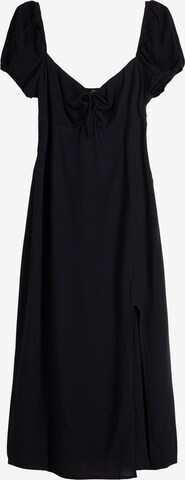 Bershka Poletna obleka | črna barva: sprednja stran