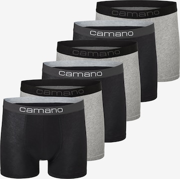 Boxer di camano in grigio: frontale