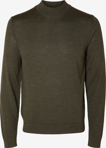 SELECTED HOMME Sweater in Green: front