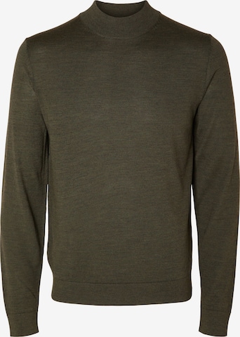 SELECTED HOMME Sweater in Green: front