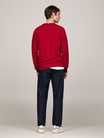 Pull-over TOMMY HILFIGER en rouge