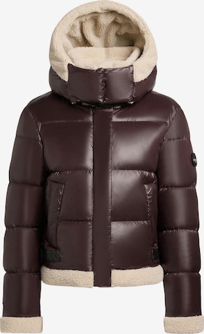 khujo Winterjacke 'Nessie2' in Lila: Vorderseite