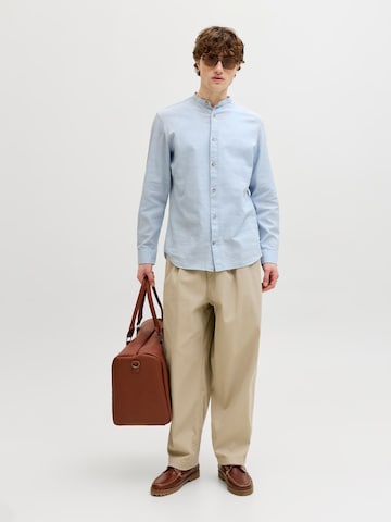 JACK & JONES Regular fit Button Up Shirt in Blue