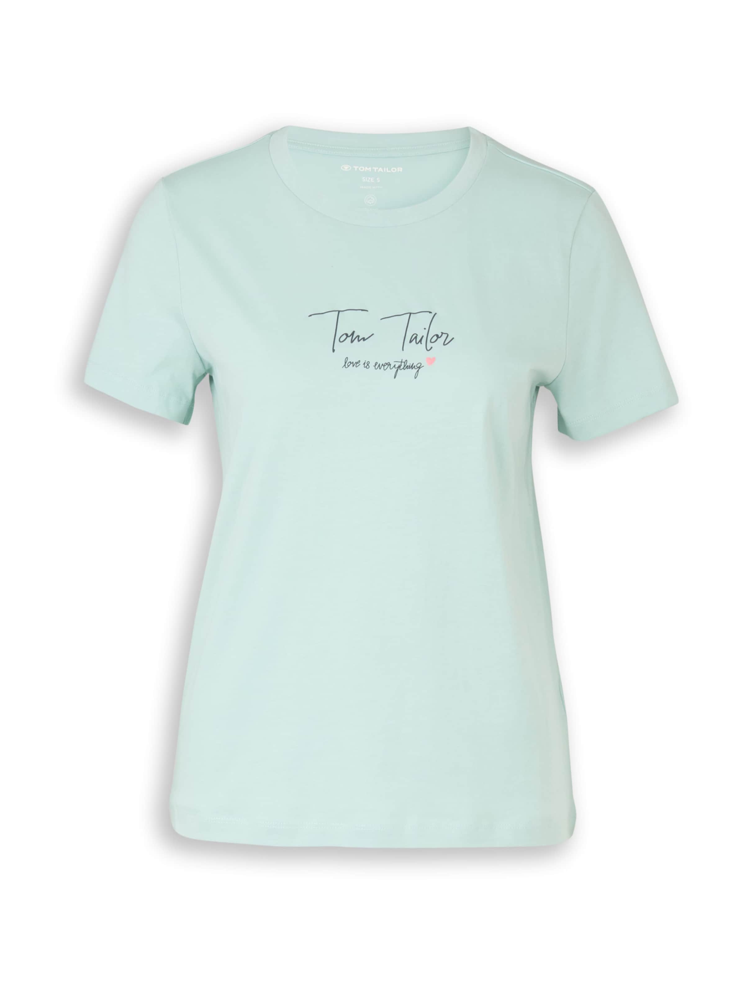 Tricou de la TOM TAILOR pe albastru: față