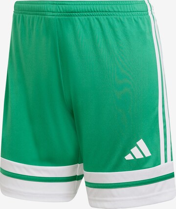 ADIDAS PERFORMANCE Workout Pants 'Squadra 25' in Green: front