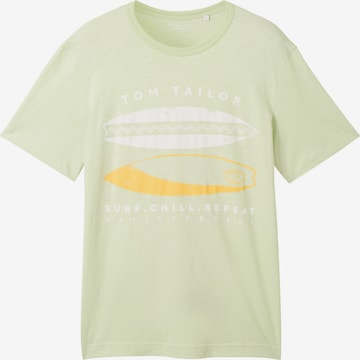 TOM TAILOR Shirt in Groen: voorkant