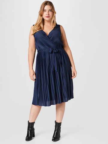 ABOUT YOU Curvy Cocktail Dress 'Florentina' in Blue: front