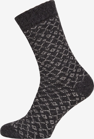 HomeOfSocks Socken 'HOS451' in Grau: Vorderseite